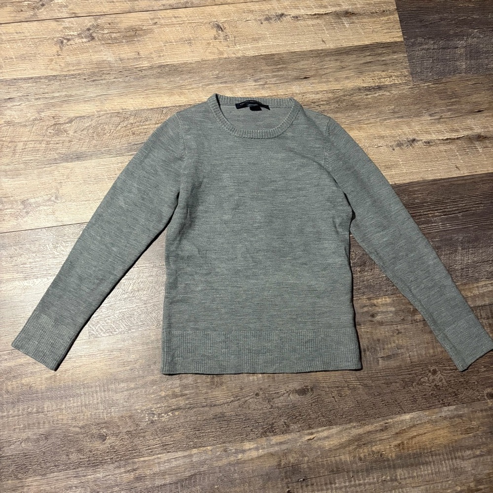 French Connection Heather Gray Knit Sweater